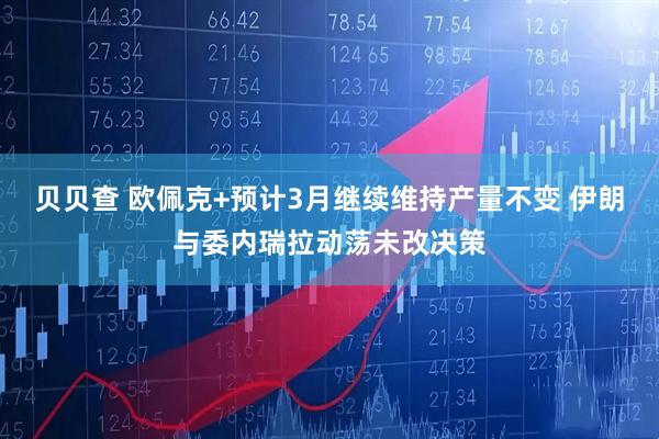 贝贝查 欧佩克+预计3月继续维持产量不变 伊朗与委内瑞拉动荡未改决策